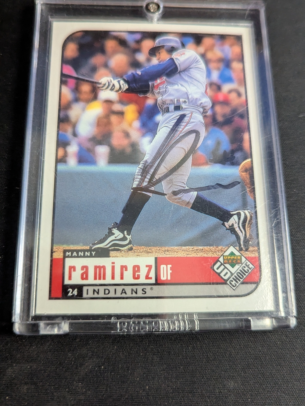 1999 Upper Deck UD Choice Manny Ramirez Autograph